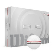 М'ячі для гольфу Wilson Staff Duo Soft 2025 TRK360 12 шт, білі