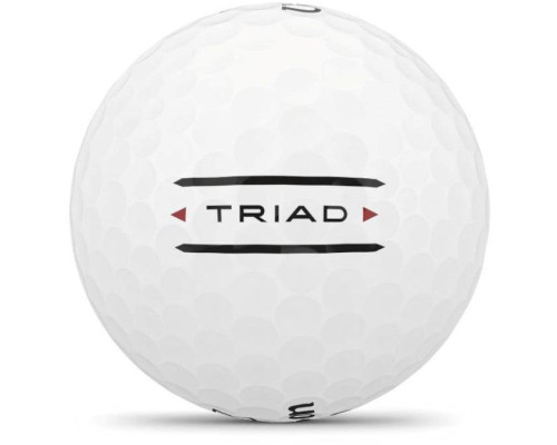 М'ячі для гольфу Wilson TRIAD 12 шт, білі