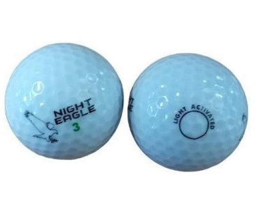 М'ячі для гольфу Premier Glow Night Eagle Led 6 шт, біло-зелені М'ячі для гольфу Premier Glow Night Eagle Led 6 шт, біло-зелені