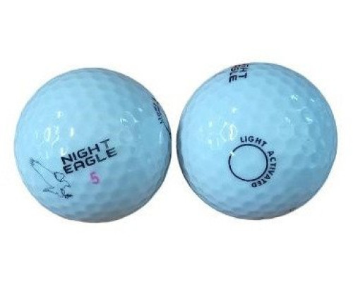 М'ячі для гольфу Premier Glow Night Eagle Led 6 шт, біло-рожеві М'ячі для гольфу Premier Glow Night Eagle Led 6 шт, біло-рожеві