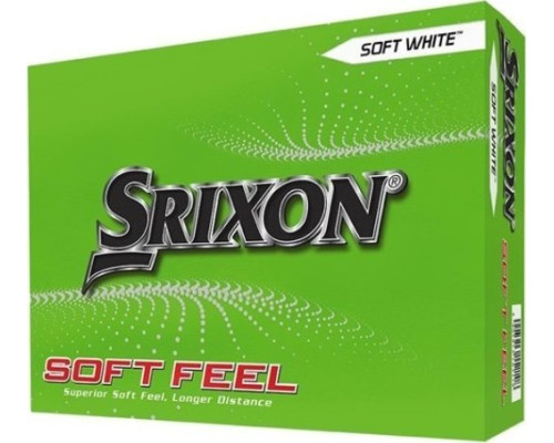 М'ячі для гольфу Srixon Soft Feel 12 шт, білі