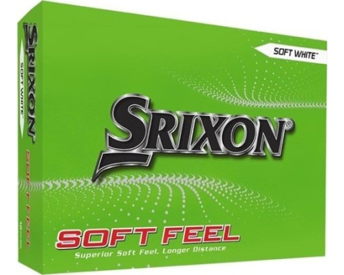 М'ячі для гольфу Srixon Soft Feel 12 шт, білі