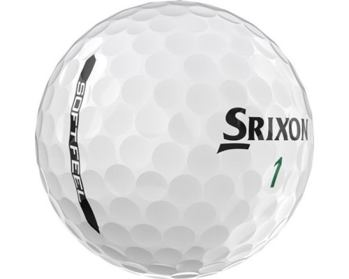 М'ячі для гольфу Srixon Soft Feel 12 шт, білі
