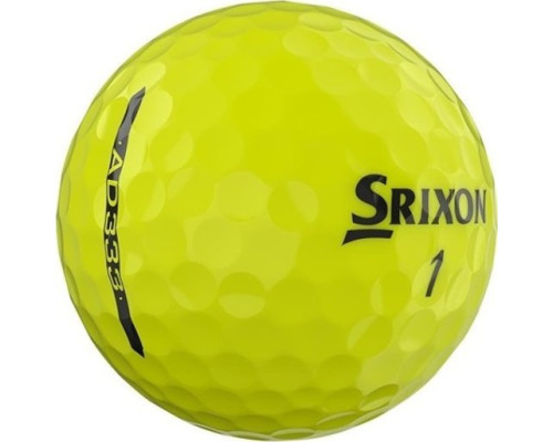 М'ячі для гольфу Srixon AD333 12 шт, жовті М'ячі для гольфу Srixon AD333 12 шт, жовті