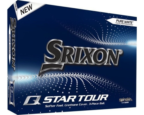 М'ячі для гольфу Srixon Q-Star Tour5 12 шт, білі М'ячі для гольфу Srixon Q-Star Tour5 12 шт, білі