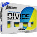 М'ячі для гольфу Srixon Q-Star Tour Divide 12 шт, жовто-блакитні