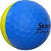 М'ячі для гольфу Srixon Q-Star Tour Divide 12 шт, жовто-блакитні
