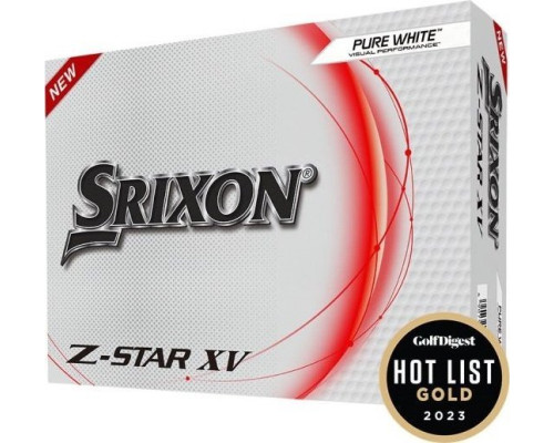 М'ячі для гольфу Srixon Z-Star XV 12 шт, білі М'ячі для гольфу Srixon Z-Star XV 12 шт, білі