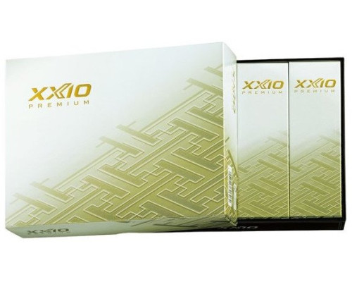 М'ячі для гольфу XXIO PREMIUM GOLD 2022 12 шт, білі М'ячі для гольфу XXIO PREMIUM GOLD 2022 12 шт, білі