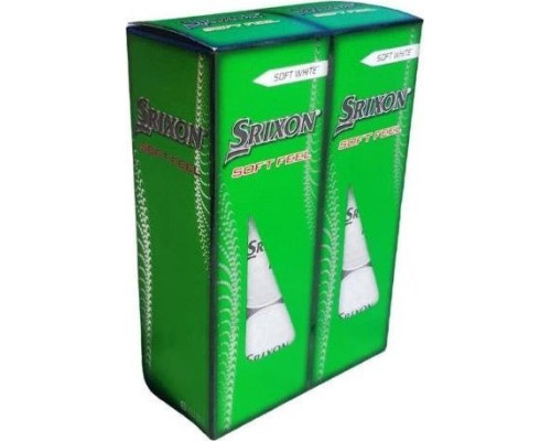 М'ячі для гольфу Srixon Soft Feel 6 шт, білі