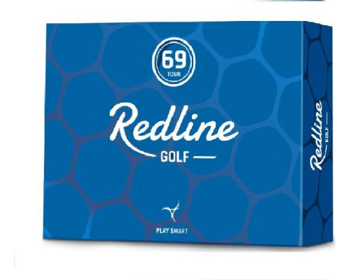 М'ячі для гольфу Redline 69 Tour 12 шт, білі М'ячі для гольфу Redline 69 Tour 12 шт, білі