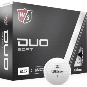 М'ячі для гольфу Wilson Staff Duo Soft 12 шт, білі