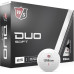 М'ячі для гольфу Wilson Staff Duo Soft 12 шт, білі