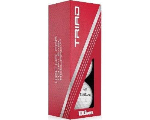М'ячі для гольфу Wilson Staff TRIAD 12 шт, білі М'ячі для гольфу Wilson Staff TRIAD 12 шт, білі