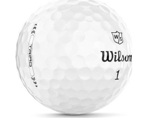 М'ячі для гольфу Wilson Staff TRIAD 12 шт, білі М'ячі для гольфу Wilson Staff TRIAD 12 шт, білі