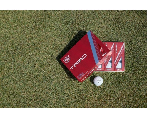 М'ячі для гольфу Wilson Staff TRIAD 12 шт, білі М'ячі для гольфу Wilson Staff TRIAD 12 шт, білі