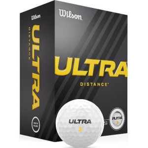 М'ячі для гольфу Wilson ULTRA Distance 24 шт, білі