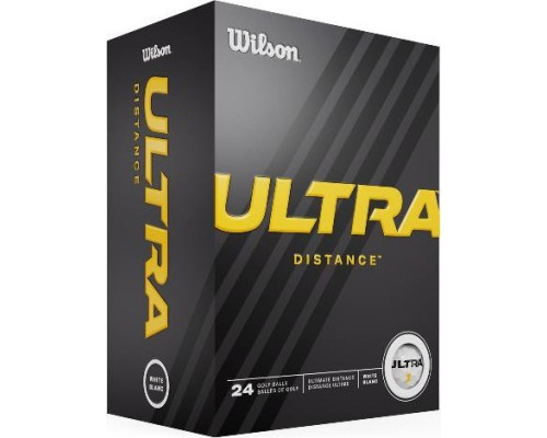 М'ячі для гольфу Wilson ULTRA Distance 24 шт, білі М'ячі для гольфу Wilson ULTRA Distance 24 шт, білі