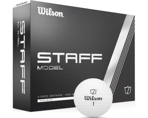 М'ячі для гольфу Wilson Staff Model 12 шт, білі М'ячі для гольфу Wilson Staff Model 12 шт, білі