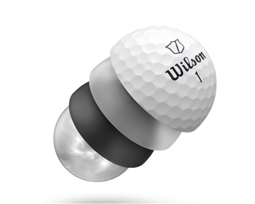 М'ячі для гольфу Wilson Staff Model 12 шт, білі М'ячі для гольфу Wilson Staff Model 12 шт, білі