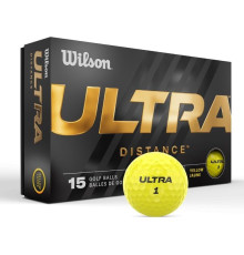 М'ячі для гольфу Wilson ULTRA Distance 2023 15 шт, жовті