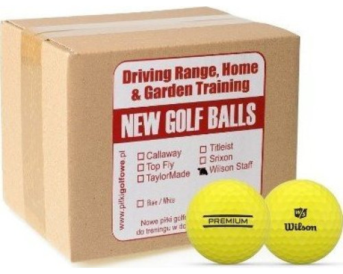 М'ячі для гольфу Wilson Staff 48 шт, жовті