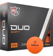 М'ячі для гольфу Wilson Staff Duo Soft 12 шт, помаранчеві