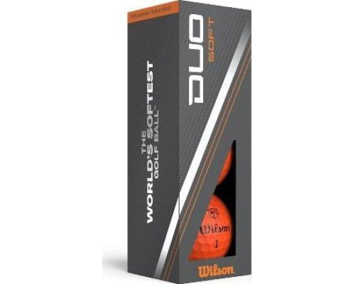 М'ячі для гольфу Wilson Staff Duo Soft 12 шт, помаранчеві М'ячі для гольфу Wilson Staff Duo Soft 12 шт, помаранчеві