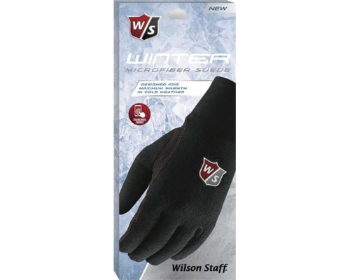 Рукавички для гольфу зимові Wilson Staff р. M, чорні Рукавички для гольфу зимові Wilson Staff р. M, чорні