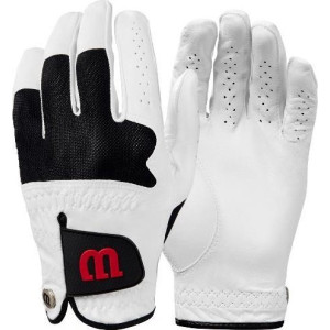 Рукавички для гольфу Wilson Advantage MLH р. XL, біло-чорні