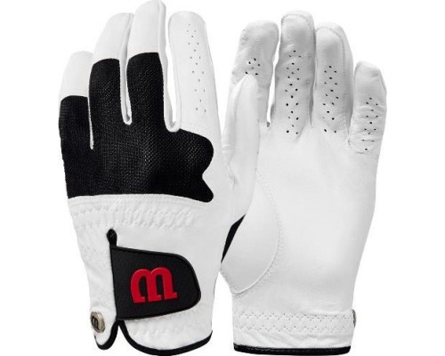 Рукавички для гольфу Wilson Advantage MLH р. XL, біло-чорні Рукавички для гольфу Wilson Advantage MLH р. XL, біло-чорні