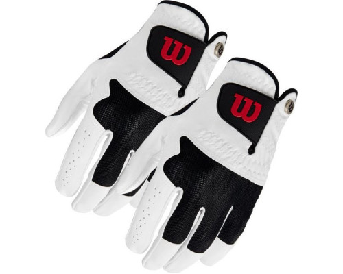 Рукавички для гольфу Wilson Advantage MLH р. XL, біло-чорні Рукавички для гольфу Wilson Advantage MLH р. XL, біло-чорні
