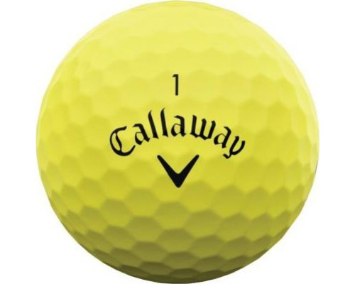 М'ячі для гольфу Callaway Supersoft 2023 12 шт, жовті