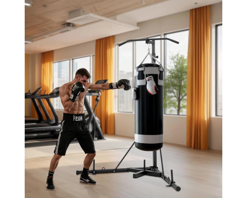 Стійка для боксерського мішка VEVOR, чорна
