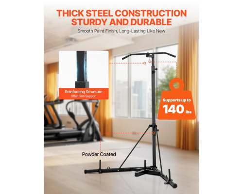 Стійка для боксерського мішка VEVOR, чорна