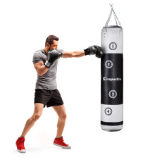 Мішок боксерський inSPORTline Robkin 22056, чорно-сірий