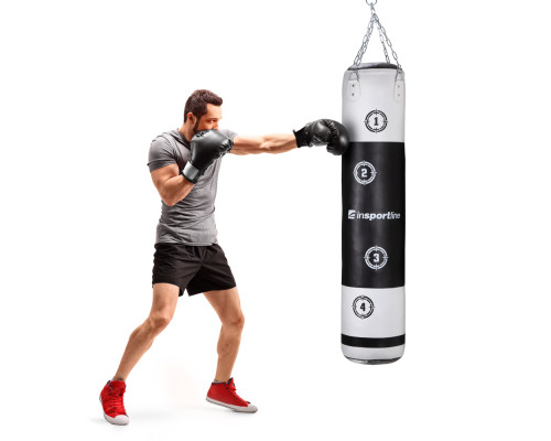 Мішок боксерський inSPORTline Robkin 22056, чорно-сірий