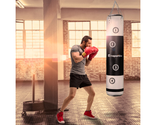 Мішок боксерський inSPORTline Robkin 22056, чорно-сірий