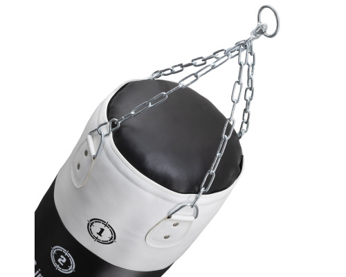 Мішок боксерський inSPORTline Robkin 287845, чорно-сріблястий