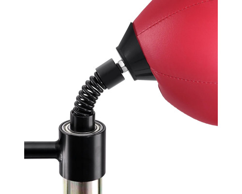 Боксерська груша з підставкою VEVOR, чорно-червоний