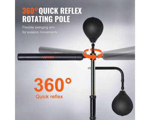 Боксерська груша з підставкою VEVOR, чорна