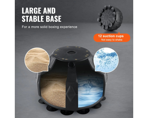 Боксерська груша з підставкою VEVOR, чорна