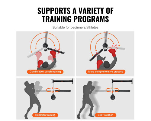 Настінний боксерський гриф VEVOR, чорна