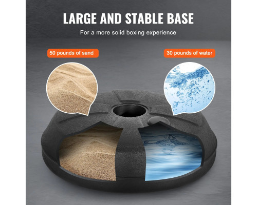 Боксерский набір VEVOR, чорно-червоний