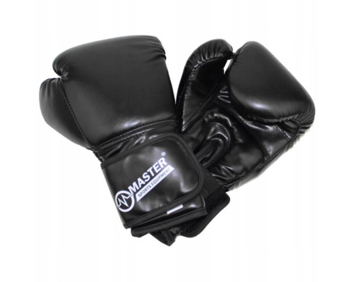 Рукавички боксерські MASTER розмір 10 унцій, чорні