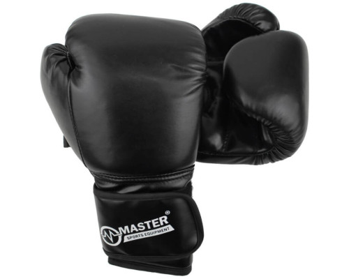 Рукавички боксерські MASTER розмір 10 унцій, чорні