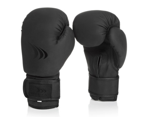 Рукавички боксерські Yakimasport MARS Matt розмір 10 унцій, чорні