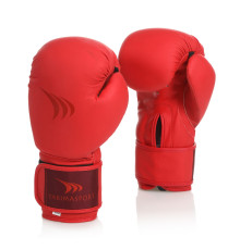 Рукавички боксерські Yakimasport MARS Matt розмір 10 унцій, червоні
