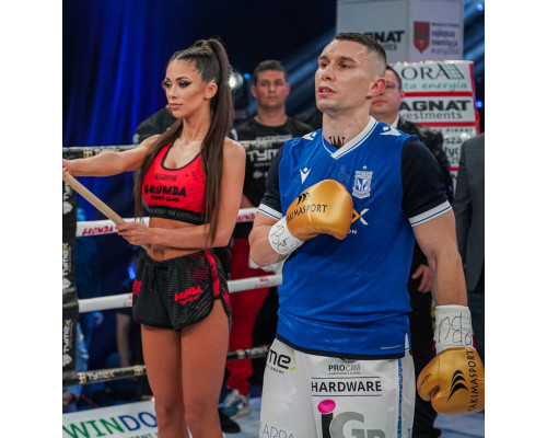 Рукавички боксерські Yakimasport TIGER GOLD V розмір 10 унцій, золотисті