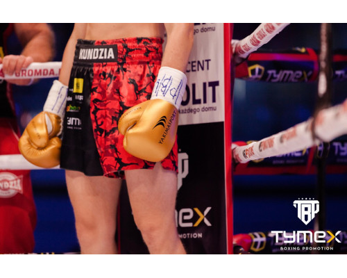 Рукавички боксерські Yakimasport TIGER GOLD V розмір 10 унцій, золотисті